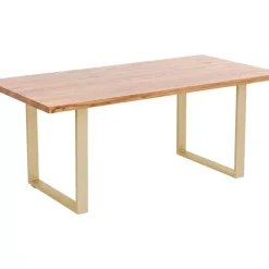KARE Design Tisch Jackie Eiche Messing 160X80- Tische