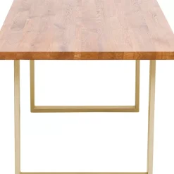 KARE Design Tisch Jackie Eiche Messing 160X80- Tische