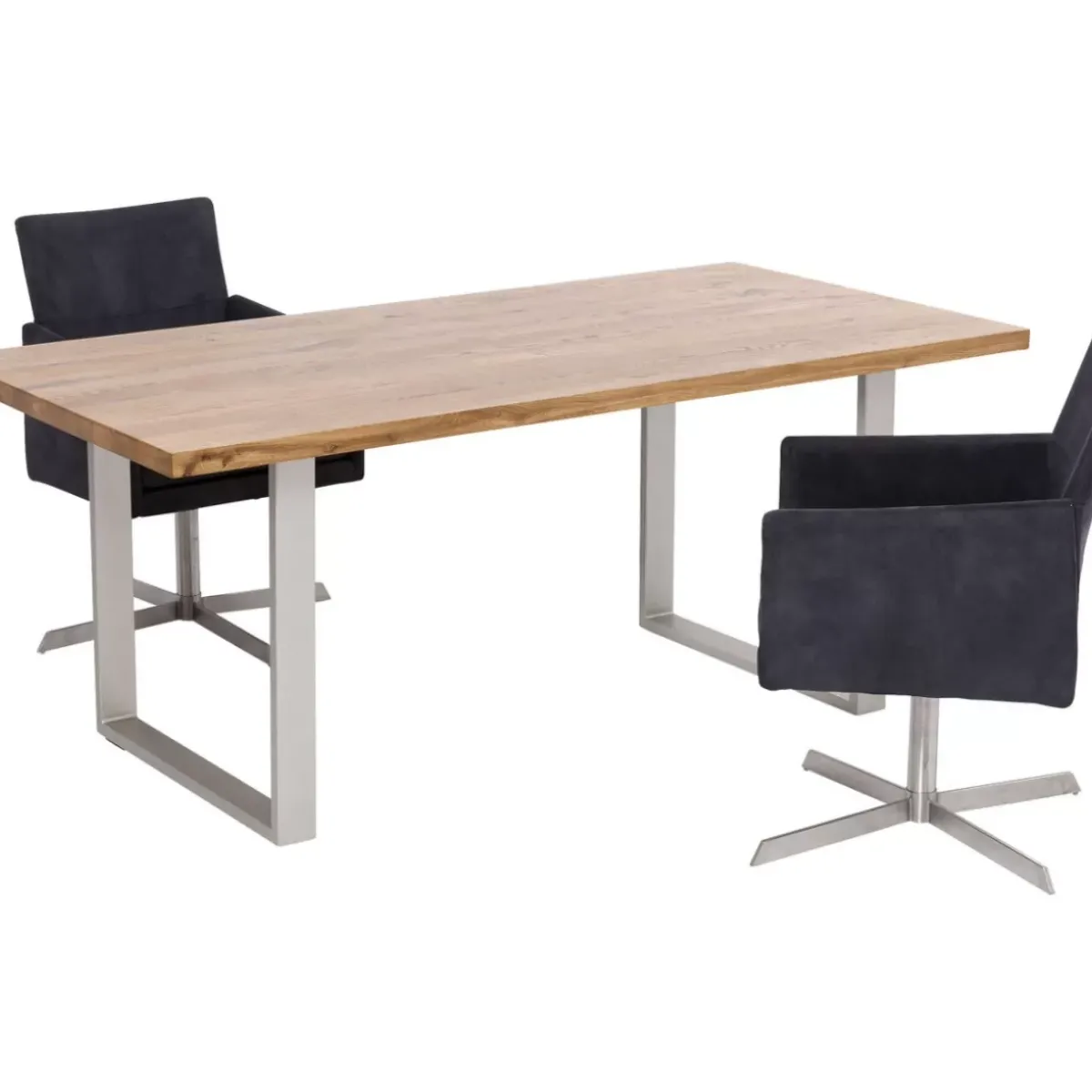 KARE Design Tisch Jackie Eiche Silber 160X80- Tische