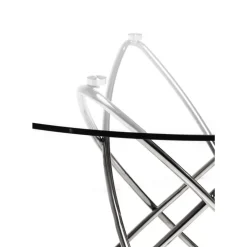 KARE Design Tisch Molekular Silber O120Cm- Tische