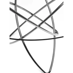 KARE Design Tisch Molekular Silber O120Cm- Tische