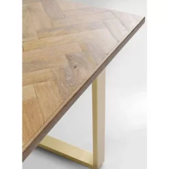 KARE Design Tisch Parquet Messing 180X90- Tische