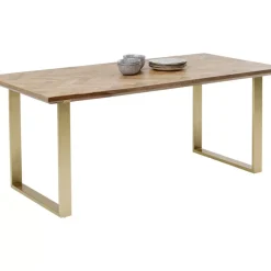 KARE Design Tisch Parquet Messing 180X90- Tische