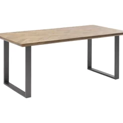 KARE Design Tisch Parquet Rohstahl 180X90Cm- Tische