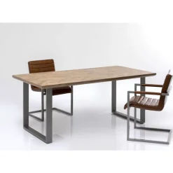 KARE Design Tisch Parquet Rohstahl 180X90Cm- Tische