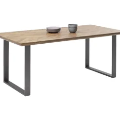 KARE Design Tisch Parquet Rohstahl 180X90Cm- Tische