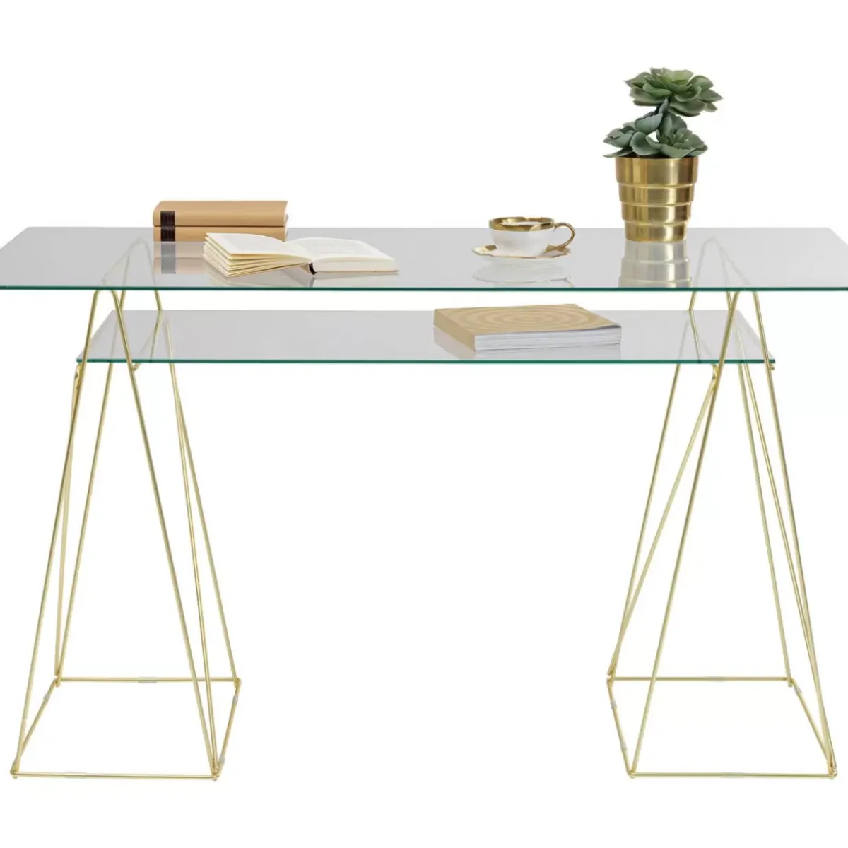 KARE Design Tisch Polar Messing Matt 8Mm Esg- Tische