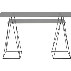 KARE Design Tisch Polar Schwarz 8Mm Esg 135X65Cm- Tische