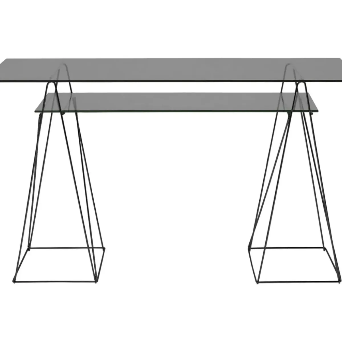 KARE Design Tisch Polar Schwarz 8Mm Esg 135X65Cm- Tische