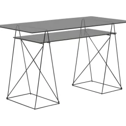 KARE Design Tisch Polar Schwarz 8Mm Esg 135X65Cm- Tische