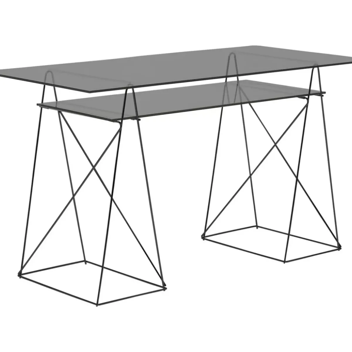 KARE Design Tisch Polar Schwarz 8Mm Esg 135X65Cm- Tische