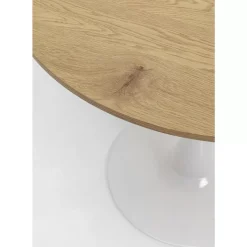 KARE Design Tisch Schickeria Eichenoptik Weis O80Cm- Tische