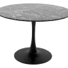 KARE Design Tisch Schickeria Marmor Schwarz O110Cm- Tische