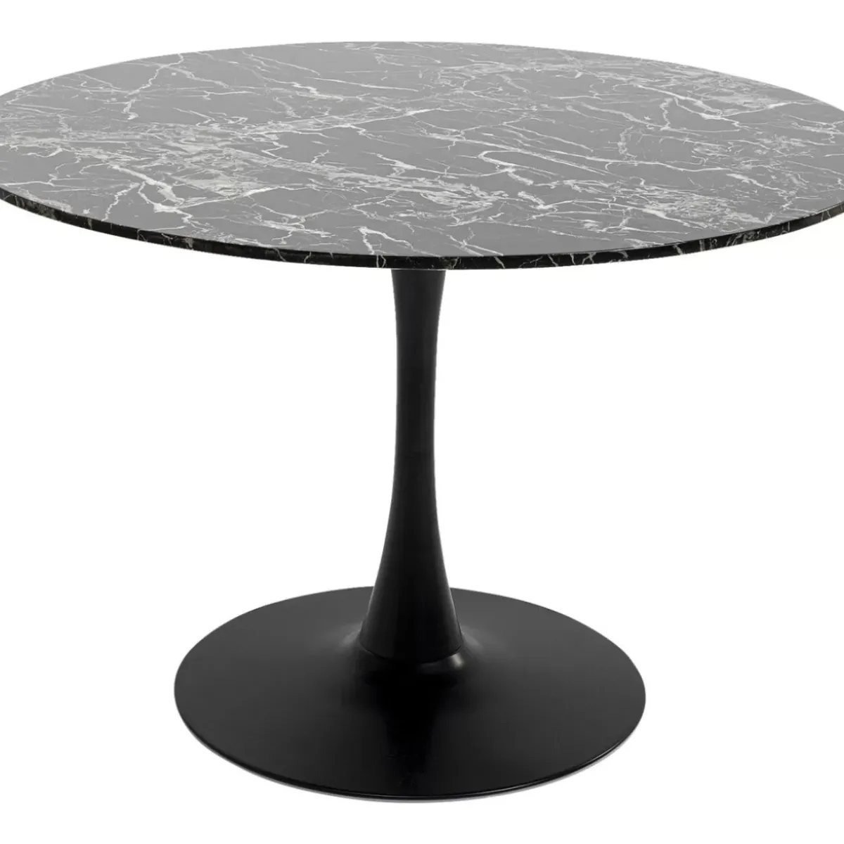 KARE Design Tisch Schickeria Marmor Schwarz O110Cm- Tische