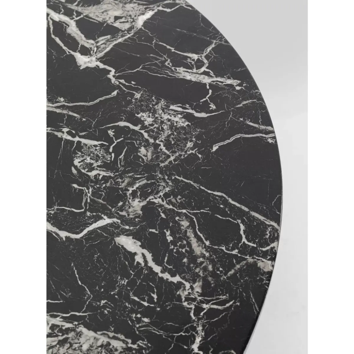 KARE Design Tisch Schickeria Marmor Schwarz O110Cm- Tische
