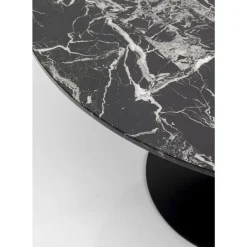 KARE Design Tisch Schickeria Marmor Schwarz O110Cm- Tische