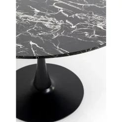 KARE Design Tisch Schickeria Marmor Schwarz O110Cm- Tische