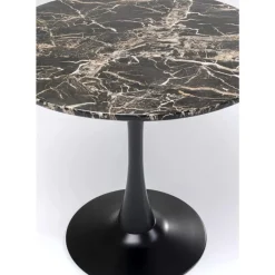 KARE Design Tisch Schickeria Marmor Schwarz O80Cm- Tische