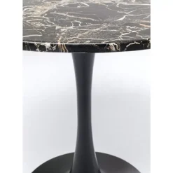 KARE Design Tisch Schickeria Marmor Schwarz O80Cm- Tische