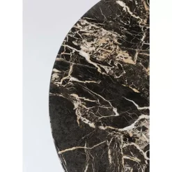 KARE Design Tisch Schickeria Marmor Schwarz O80Cm- Tische