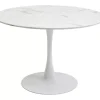 KARE Design Tisch Schickeria Marmor Weis O110Cm- Tische