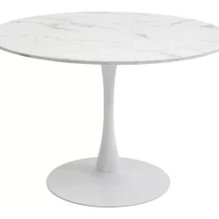 KARE Design Tisch Schickeria Marmor Weis O110Cm- Tische
