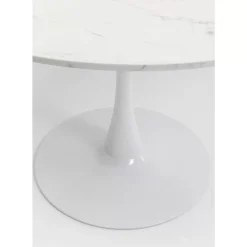 KARE Design Tisch Schickeria Marmor Weis O110Cm- Tische