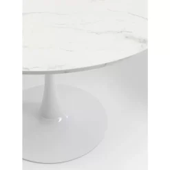 KARE Design Tisch Schickeria Marmor Weis O110Cm- Tische