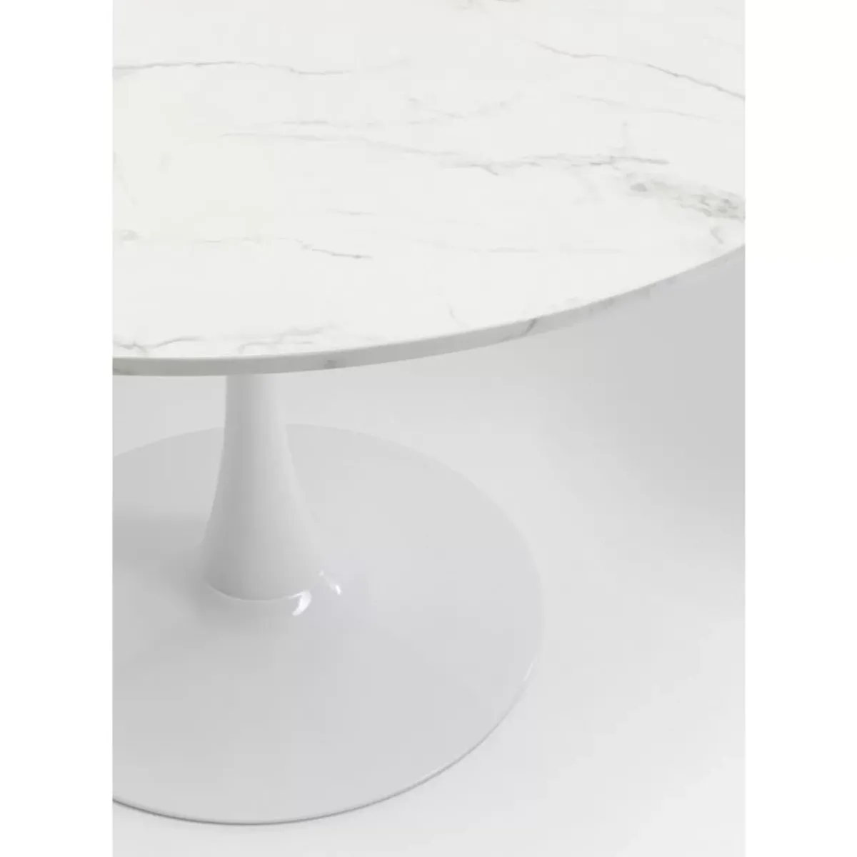 KARE Design Tisch Schickeria Marmor Weis O110Cm- Tische