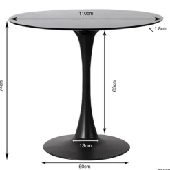 KARE Design Tisch Schickeria Schwarz O110- Tische