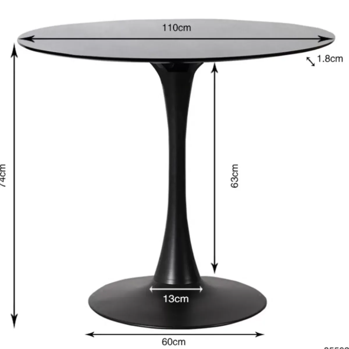 KARE Design Tisch Schickeria Schwarz O110- Tische