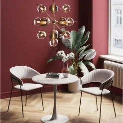 KARE Design Tisch Schickeria Weis O80- Tische