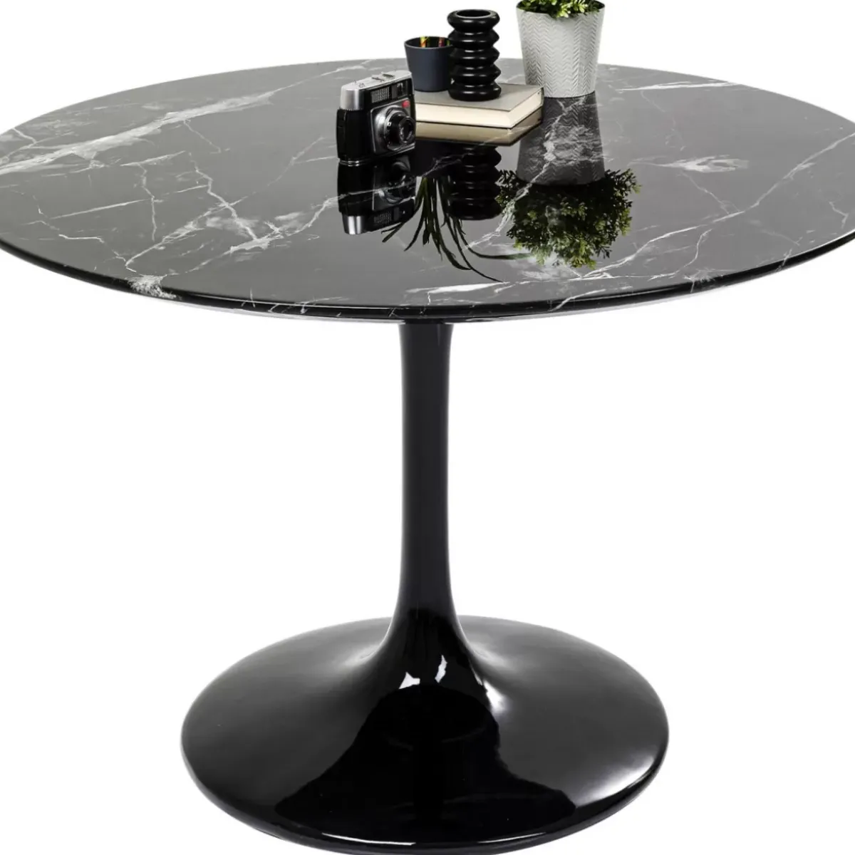 KARE Design Tisch Solo Marble Schwarz O110- Tische