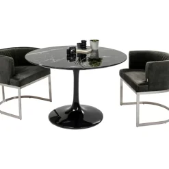 KARE Design Tisch Solo Marble Schwarz O110- Tische
