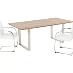 KARE Design Tisch Symphony Chrom 160X80- Tische