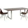 KARE Design Tisch Symphony Dunkel Chrom 180X90- Tische
