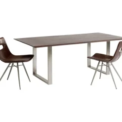 KARE Design Tisch Symphony Dunkel Chrom 180X90- Tische