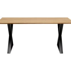 KARE Design Tisch Symphony Eiche Cross Schwarz 200X100Cm- Tische