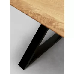 KARE Design Tisch Symphony Eiche Cross Schwarz 200X100Cm- Tische