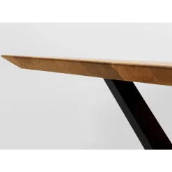 KARE Design Tisch Symphony Eiche Cross Schwarz 200X100Cm- Tische