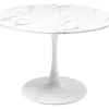KARE Design Tisch Veneto Marmor Weis O110Cm- Tische