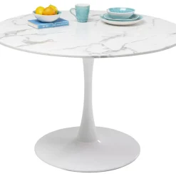 KARE Design Tisch Veneto Marmor Weis O110Cm- Tische
