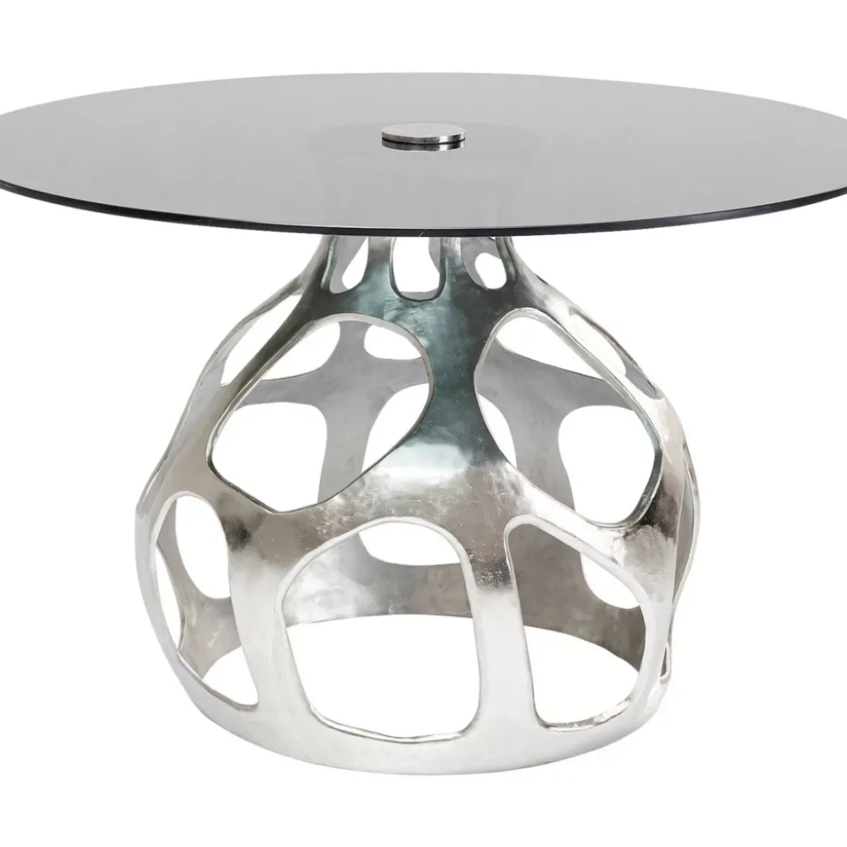 KARE Design Tisch Volcano Silber O120Cm- Tische