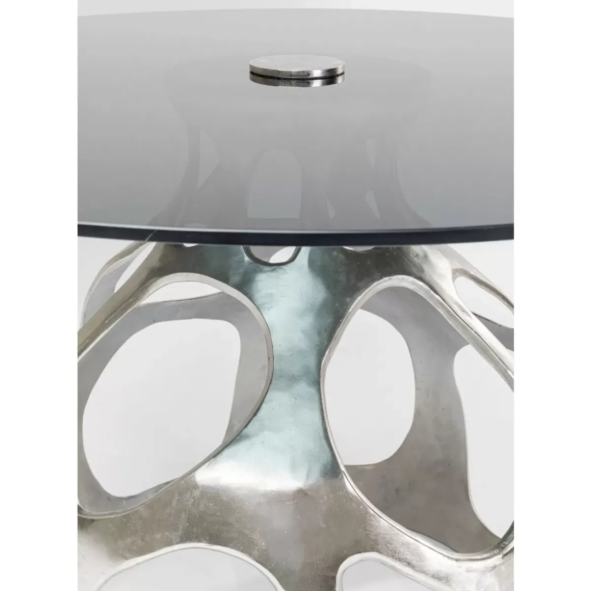 KARE Design Tisch Volcano Silber O120Cm- Tische