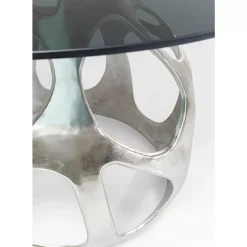 KARE Design Tisch Volcano Silber O120Cm- Tische