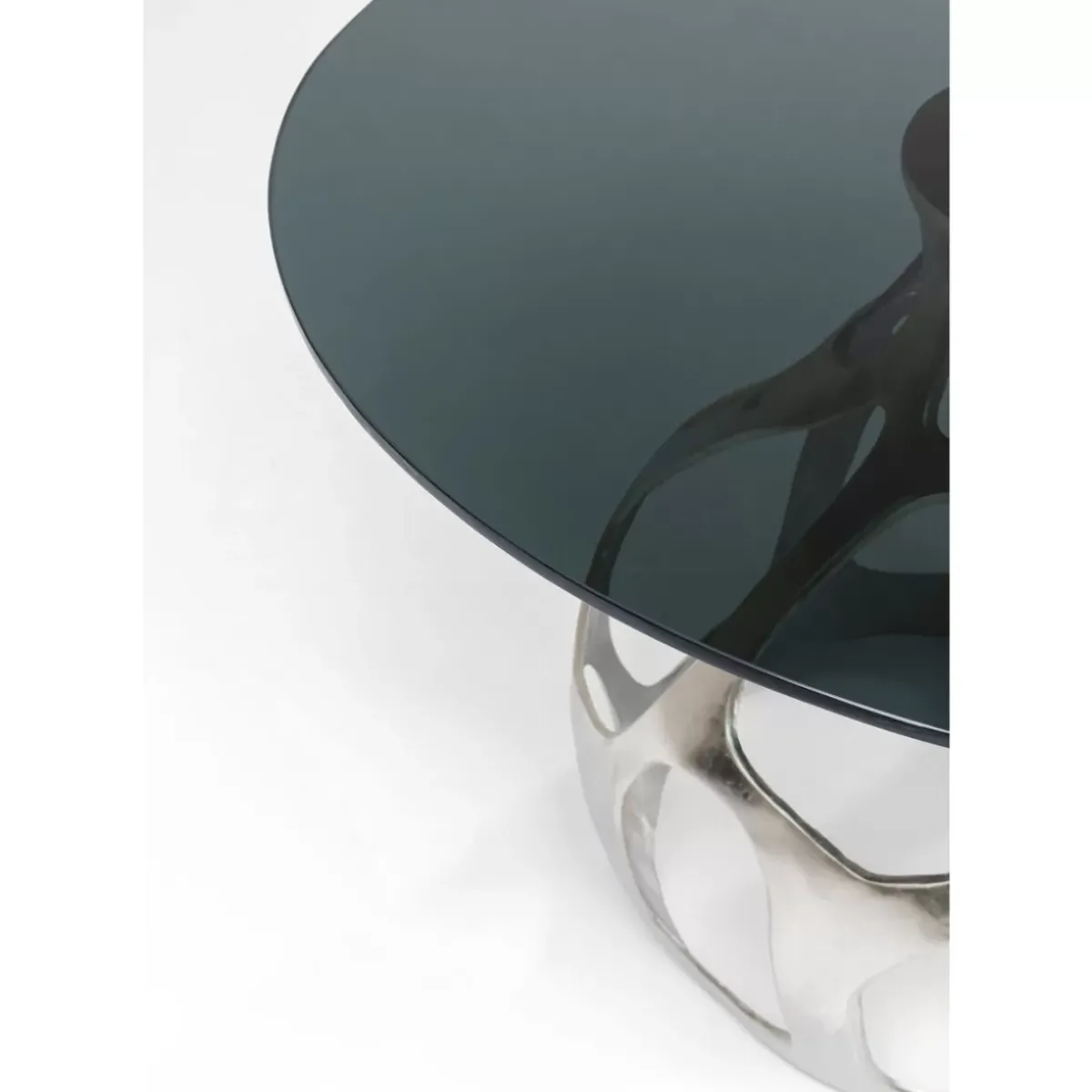 KARE Design Tisch Volcano Silber O120Cm- Tische