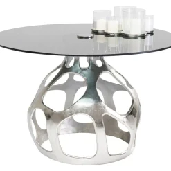 KARE Design Tisch Volcano Silber O120Cm- Tische