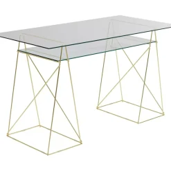 KARE Design Tischbock Polar Messing Matt (Paar) 31X49- Tische