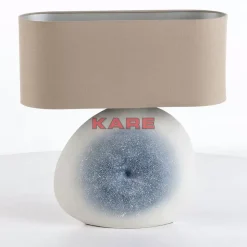 KARE Design Tischleuchte Agate Blau- Tischleuchten