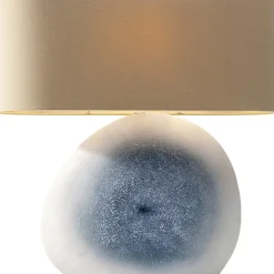 KARE Design Tischleuchte Agate Blau- Tischleuchten